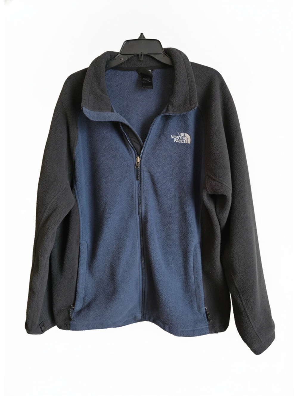 The North Face Men's XL Fleece Jacket Navy and Black